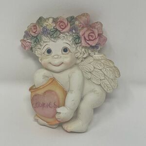 Vintage 1999 Dreamsicles Cookie Jar Cherub Magnet 10964 Cast Art Industries 2.5”
